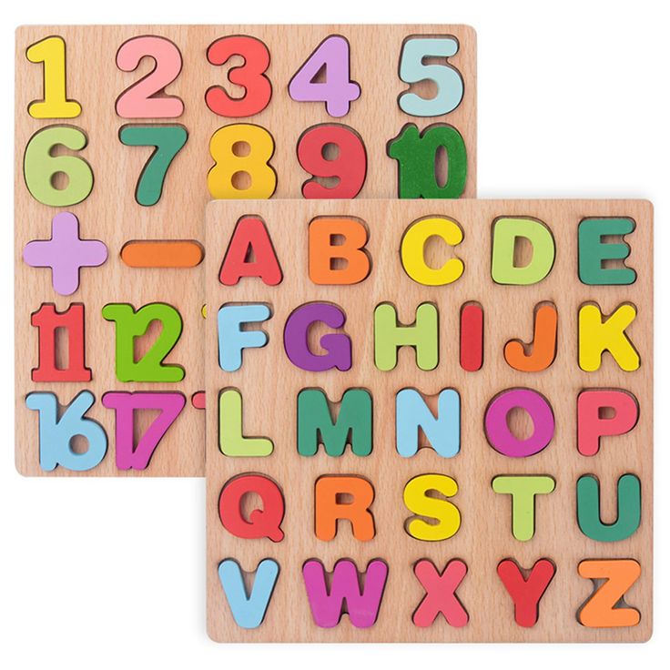 ABC Letters, 123 Numbers & Shapes Puzzle